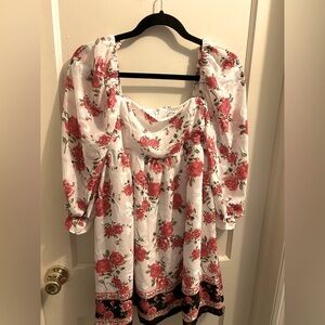 NWT‎ Blue Rain floral boho babydoll dress. Medium
